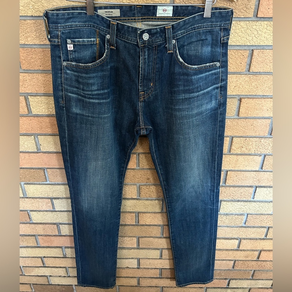 NWOT AG Jeans The Dylan Skinny Slim Jeans Denim Medium/Dark Wash Size 32